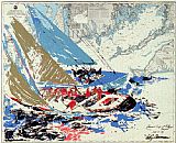 America's Cup by Leroy Neiman